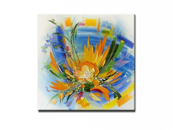 Rankomis dažyti aliejus, drobė, tapyba aukštos kokybės Namų puošmena meno gėlių nuotraukas DM-15071820