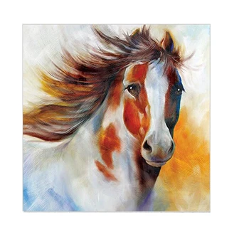 Rankomis dažyti aliejus, tapyba ant drobės ir modernių namų kambarį decorartion sienos meno tapybos arklių gyvūnų tapyba meno