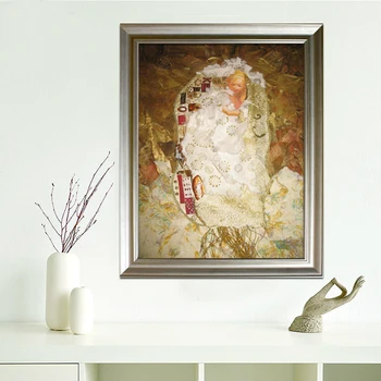 Rankų darbo aliejaus tapybai reprodukcijai Odė Klimto Gustavo Klimto