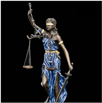 Rankų darbo, teisingumo Mažas Panele Svarstyklės Teisingumo Advokatas Themis Statula Bronzos Sculptre Suvenyrai advokatas vario Apdaila nekilnojamojo Žalvaris
