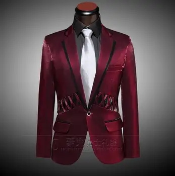 Raudona 2018 naują atvykimo slim vyrų kostiumas rinkinys su pants mens kostiumai vyrams vestuvių jaunikis oficialų suknelė, kostiumas + ziajać + kaklaraištis plius dydis 4XL