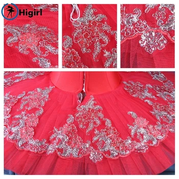 Raudona baleto mdc mergaičių kostiumai profesionalų klasikinių šokių triko, vaikams, suknelės mergaitėms giselle baleto costumeBT9046