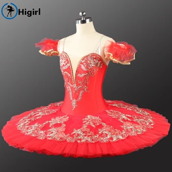 Raudona baleto mdc mergaičių kostiumai profesionalų klasikinių šokių triko, vaikams, suknelės mergaitėms giselle baleto costumeBT9046
