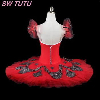 Raudona gulbių ežeras baleto mdc,merginos, atliekanti šokio kostiumai,profesionalūs klasikinio baleto tutus mergaitėms,tutu danceBT8992