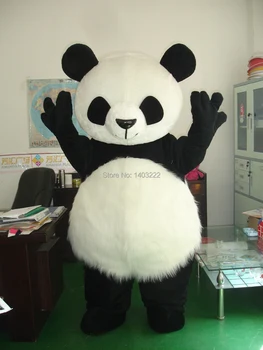 Realus paveikslas kulka panda bear talismanas cosplay kostiumų suaugusiųjų dydis nemokamas pristatymas