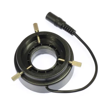 Reguliuojamas 40 LED Žiedo Šviesos Lempų Apšvietimas F/ Pramonė Stereo Mikroskopas su Skaitmenine Kamera didinamasis stiklas su KINTAMOSIOS srovės Maitinimo Adapteris
