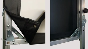 Reguliuojamas Greito Tvirtinimo projektoriaus Ekrane 100inch 4:3 Formatu Su Transporto Langelį Kino Biuras Projektorius