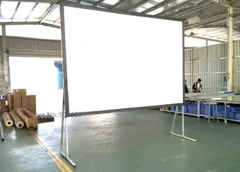 Reguliuojamas Greito Tvirtinimo projektoriaus Ekrane 100inch 4:3 Formatu Su Transporto Langelį Kino Biuras Projektorius