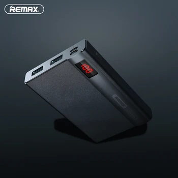 Remax LINON Pro Power bank 10000mAh Dual USB Portable Mobiliojo Galia Banko išorės baterijos Įkrovimo Iphone 6 plus 
