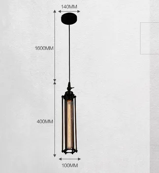 Retro Loft Stiliaus Edison Pakabukas Šviesos Įranga Derliaus Pramoninis Apšvietimas, Valgomasis Kabo Lempa Lamparas Colgantes