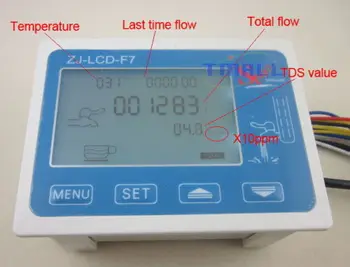 RO Vandens Filtravimo LCD Ekranas Valdymo TDS vandens kokybės Gyvenimo Stebėti Signalizacijos Sistemos