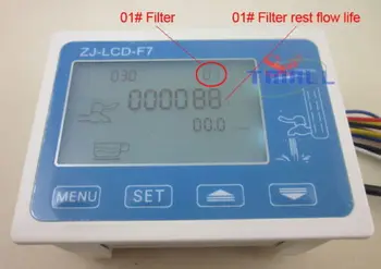 RO Vandens Filtravimo LCD Ekranas Valdymo TDS vandens kokybės Gyvenimo Stebėti Signalizacijos Sistemos