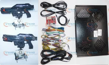 Rojus Prarado visą Komplektą su 2 ginklai ir laidų Šaudymo Žaidimas Mašina Pramogų šaudymo žaidimas LCD monitorius kabinetas