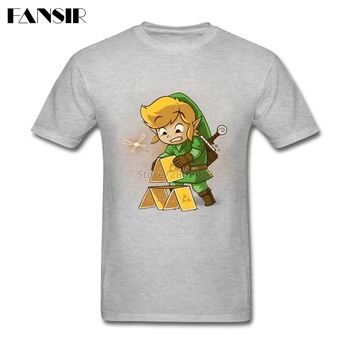 Roko Tee Marškinėliai Vyrams Legend Of Zelda Pokerio Vyrų T-shirt Užsakymą Medvilnės trumpomis Rankovėmis Grupės Drabužius Viršūnės