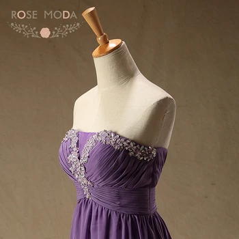 Rose Moda Violetinė Grindų Ilgis Homecoming Suknelės Plius Dydžio Baltos Spalvos Dramblio Kaulo Vestuvės Svečias Suknelė Realios Nuotraukos
