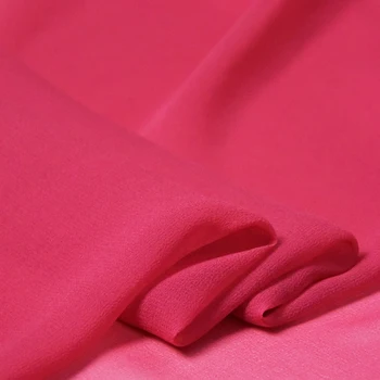 Rose red serija platus 140 cm šilko georgette skaidrus audinys pamušalas suknelė pamušalas šilko audinys 