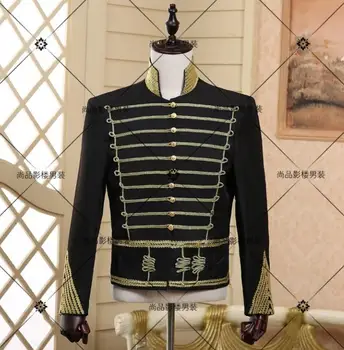 Royal derliaus vyrams švarkas dizaino masculino homme mados scenos kostiumai dainininkų vyrų-švarkas šokių drabužiai, striukė stiliaus suknelė