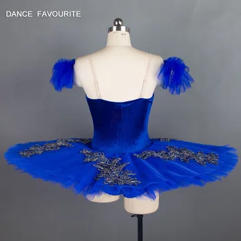Royal mėlyna spalva baleto leotard 7 sluoksnių suaugusių moterų kostiumas baleto mdc ballerina veiklos baleto kostiumas šokių tutu