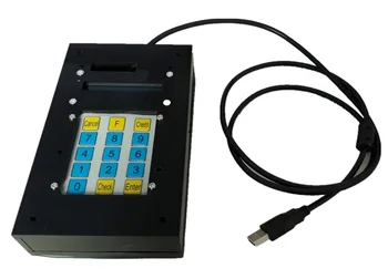 RS232 impulso signalo monetų ir banknotų kortelės rašytojas recharger už iš anksto apmokėtos kortelės, kortelių skaitytuvas, automatas