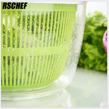 RSCHEF Virtuvės indų daržovių dehydrator daugiafunkcinis plastikinis vadovas daržovių plovimo