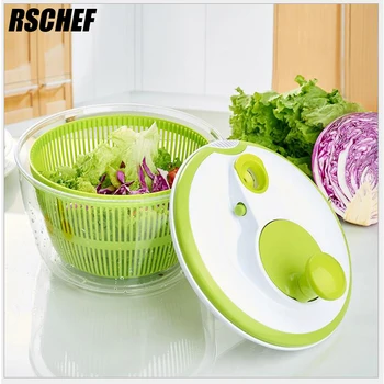 RSCHEF Virtuvės indų daržovių dehydrator daugiafunkcinis plastikinis vadovas daržovių plovimo