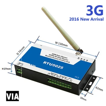 RTU5025 3G Tiesiogiai Gamyklos Pardavimo GSM Vartų Atidarymo Sūpynės Stumdomas Garažo Duris Atidaryti Nuotolinio Valdiklio Jungiklį Susivienyti