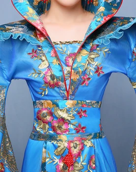 Rytų Hanfu nacionalinės Senovės Kinų Karalienė Cosplay Kostiumai, Drabužiai princesė Lady Scenos gražuolė Suknelė spalvingas Tradicinės Hanfu