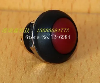 [SA]M12 vandeniui pereiti iš naujo mygtuką, Taivanas Deli Wei PAS6 nėra užrakto plastikinis apvalus raudonas mygtukas jungiklis normaliai atviras--50pcs/daug