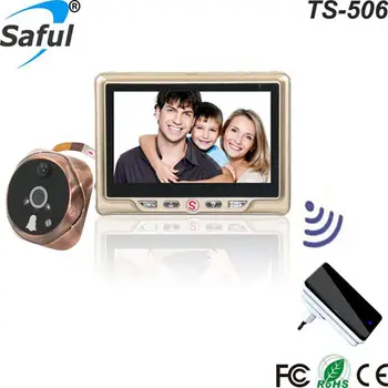 Saful Skaitmeninio vaizdo durų viewer su Multi-kalbos HD 4.3