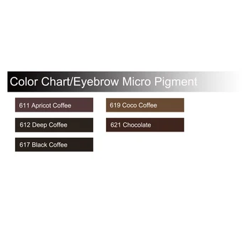Saugus Antakių Mikro Pigmentacija Dažų Rinkiniai Antakių Mikro pigmentai rinkiniai Premium Antakių Micropigmentation Rinkiniai permanentinis Makiažas