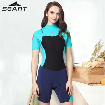 SBART 3MM neopreno nardymo kostiumas moterims storio KeepWarm maudymosi kostiumėlį, snorkeling medūza drabužiai, Profesinės wetsuit
