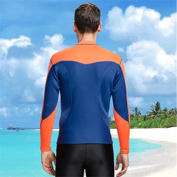 Sbart 741 2MM padalinta nardymo kostiumai, dėvėti ilgas rankovėmis marškinėliai striukė šaltajam snorkeling, nardymas, banglentės, plaukimas medūzos drabužiai