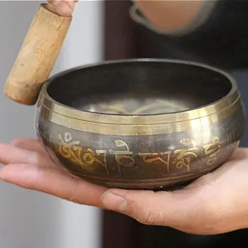 SDR Tibeto Dainavimas bowl Dubenėlį Dekoratyvinis-sienos-patiekalai, Namo Apdaila Dekoratyvinės Sienų Patiekalų Tibeto Dainavimo Dubenėlį