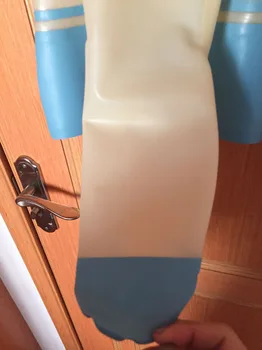 Seksualus moteriški skaidraus latekso korsetas susiuvimo žalsvai kojos slaugos uniformas seksualus latekso gyvulių latekso pėdkelnės Karšto Pardavimo