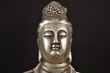 Senas Miao Sidabro Drožyba Grožio Buda Dėvėti Gėlių & Gyvatė Kūno Unikalus Statula