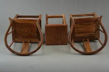 Senosios Kinijos rankų darbas suanzhi Drožyba Retas Pasisekė Rinkinys Stalo ir Kėdės Modelis