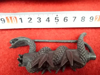 Senovės meno Kinija sendinto vario lock Hydra