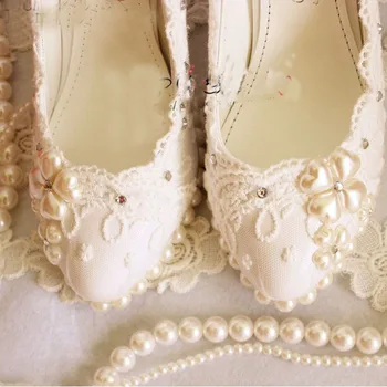 Sexy moteris vestuvių nuotakos suknelė batų mados kalnų krištolas imitacija, perlų apdaila jungiamąją platforma aukštakulnį vieną batai