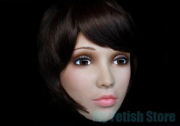 [SH-20] Aukščiausios kokybės nekilnojamojo veido kaukė, cosplay moterų realus silikono kaukė crossdresser, šalies kaukė kaukių maskaradas