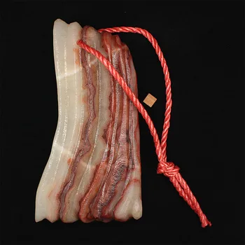 Shi Caixia natūralaus akmens Pilvo kiaulienos šoninė akmens mėsos akmens papuošalai mėgstamiausių zrs06