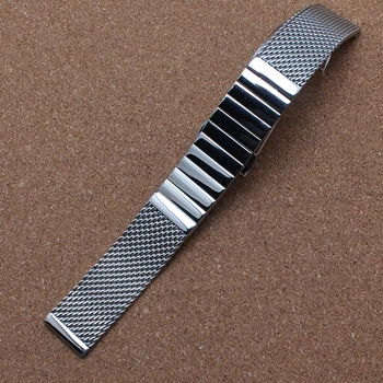 Sidabro watchband priedai mens Apyrankės mados ryklys Akių Stilius straps18mm 20mm 22mm 24mm prekės ženklo laikrodžiai juosta dirželis 2016