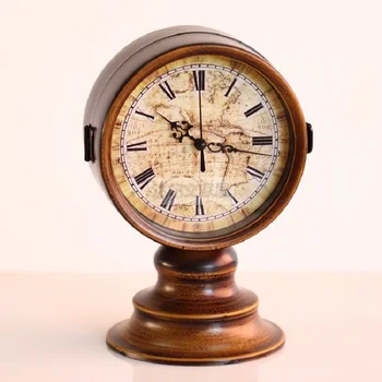 Skaitmeninis stalo laikrodis, žadintuvas derliaus laikrodžiai reloj klok namų dekoro elektroninis stalinis laikrodis automobilių laikrodžiai 6 colių metalo