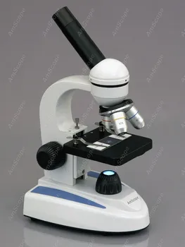 Skaitmeninis Studentų Mikroskopu--AmScope Prekių 40X-1000X Metalo Rėmelis Stiklo Optika, Skaitmeninė Studentų Mikroskopas + 1.3 MP USB vaizdo formuotuvo