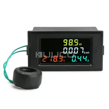 Skaitmeninis Testeris 4in1 AC Voltmeter/Ammeter/Power Metras/Energijos Skaitiklis Daugiafunkcį Stebėti Metras/Multimetras + Srovės Transformatoriaus