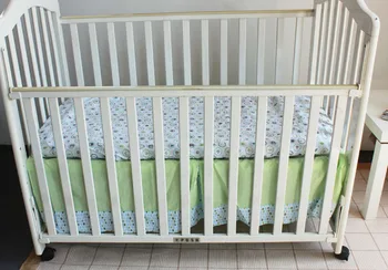 Skatinimas! 6PCS Patalynės Komplektas, Kūdikis Saugiai Miega Kūdikis Lova Buferiai Rinkinį,,(4bumper+lova padengti+lova sijonas)