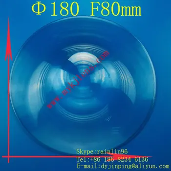 Skersmuo 180mm Židinio nuotolis 80 mm (Nemokamas pristatymas Neptūnas akrilo PMMA Frenelio lęšio Frenelio lęšio šviesoforai