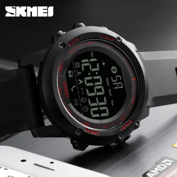SKMEI Smart Watch Top Prabangos Skaitmeninis vyriški Laikrodžiai Vandeniui Pedometer Kalorijų Nuotolinio valdymo vaizdo Kamera, 
