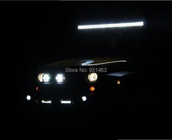 Skure LED Šviesos Juosta vairavimo šviesos juosta IP 67 Vandeniui Už jeep Sunkvežimių 4x4 SUV Visureigiai