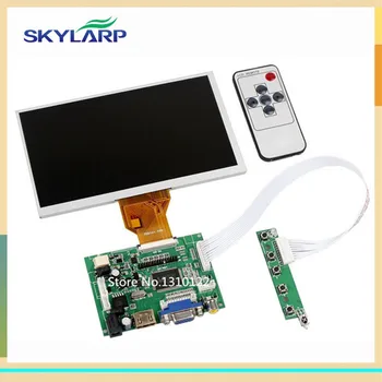 Skylarpu 7 colių Aviečių Pi LCD Ekranas TFT Monitoriaus AT070TN90 su HDMI VGA Įvestis Vairuotojas Valdybos Valdytojas (be touch)