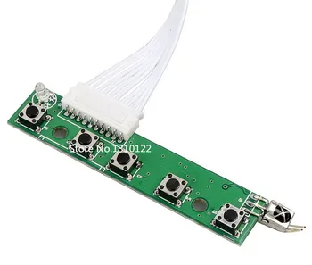 Skylarpu 7 colių Aviečių Pi LCD Ekranas TFT Monitoriaus AT070TN90 su HDMI VGA Įvestis Vairuotojas Valdybos Valdytojas (be touch)